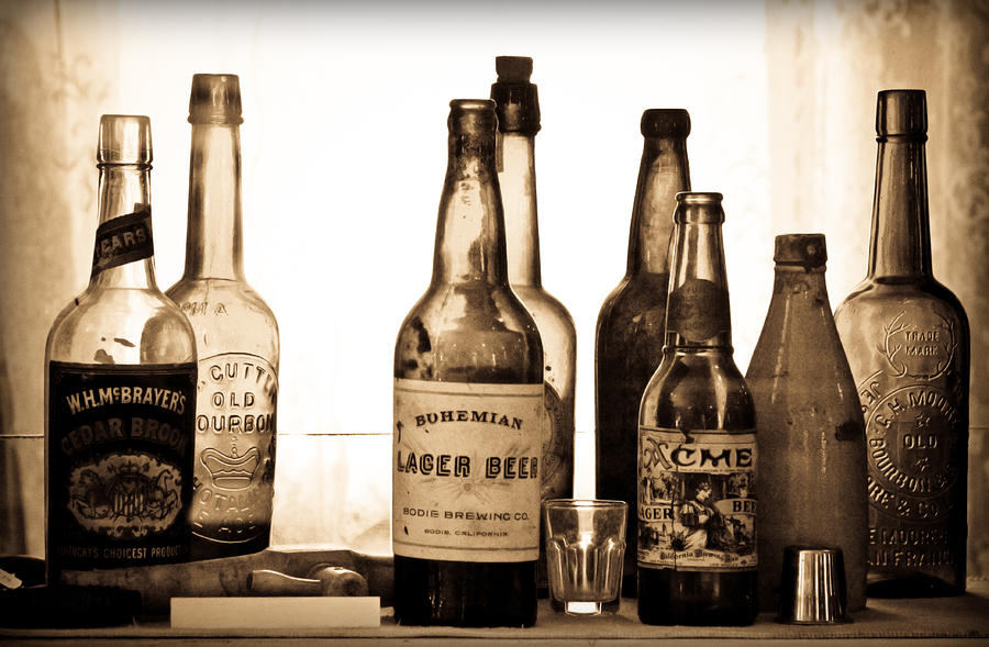 Old Alcohol Bottles 26