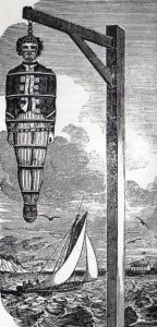 Photo Credit: Gibbeting is the use of a gallows-type structure from which the dead or dying bodies of executed criminals were hung on public display to deter other criminals