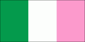 The Pink, White and Green