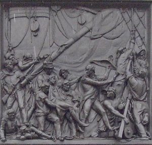The Battle of Trafalgar (The Death of Nelson), by the Irish artist John Edward Carew. His work is also in the Basilica in St. John's.