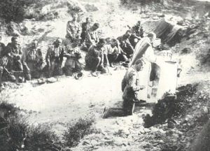 Mass in the trenches