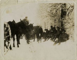 Photo Credit: The Rooms Provincial Archives A 58-153; Newfoundland troops resting in the snow